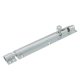 Satin Chrome Straight Barrel Bolt - Budget Range - 200 x 38mm