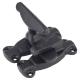 Cupboard Tee Fastener Latch - 80 x 27 x 50mm - Antique Black Iron