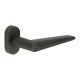 Dark Bronze uPVC Multipoint Door Handles on Oval Rose - CR-107 Range