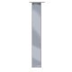 Square Table Leg - 50 x 370mm - Silver