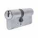 1 Star 6 Pin Kitemarked 85mm Euro Double Cylinder - 35 + 50mm - Satin Chrome - Keyed to Differ