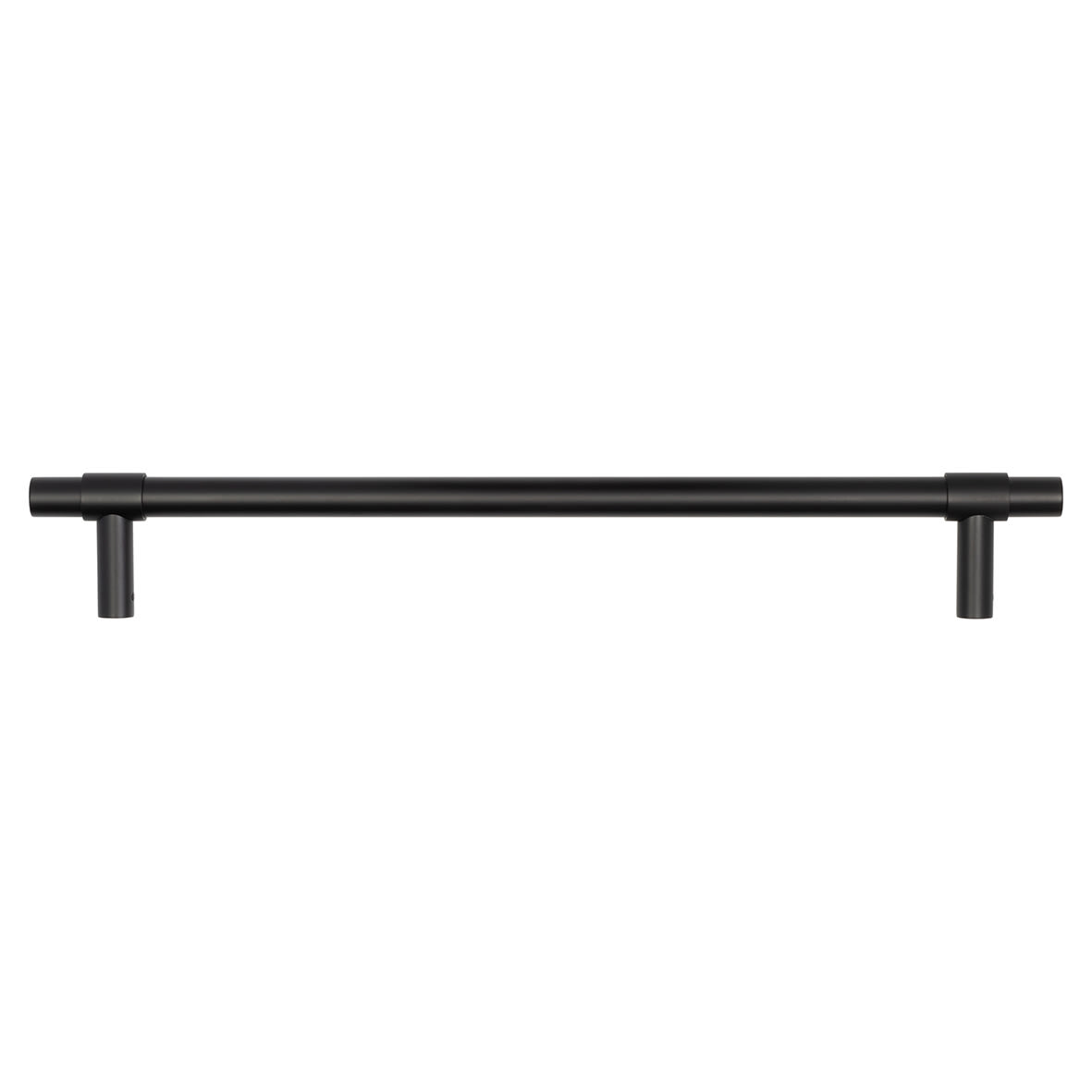 Black 20mm T-Bar Door Pull Handle - Screw Fix - 425 c/c