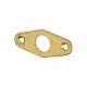 Budget Lock Escutcheon - 51 x 21mm - Polished Brass
