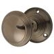 Black Nickel Lined Mortice Door Knob - 65mm Rose Diameter