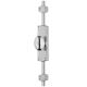 French Style Oval Knob Locking Espagnolette Bolt - 2400 x 38mm - Polished Chrome