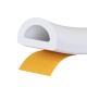 Self-Adhesive EPDM 'D' Seal - 5m Length - White