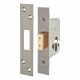 Architectural Euro Profile Deadlock - 65mm Case - 44mm Backset - Black Nickel