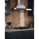 Screw Fix Glass Kitchen Splashback - 750 x 600mm - Clear