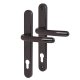 Balmoral uPVC Multipoint Door Handle - 92mm c/c - Black