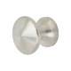 Mushroom Style Round Cabinet Knob - 25mm Diameter - Satin Stainless Steel