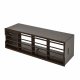 Flat Duct Air Brick with Adaptor - 204 x 60mm - Brown