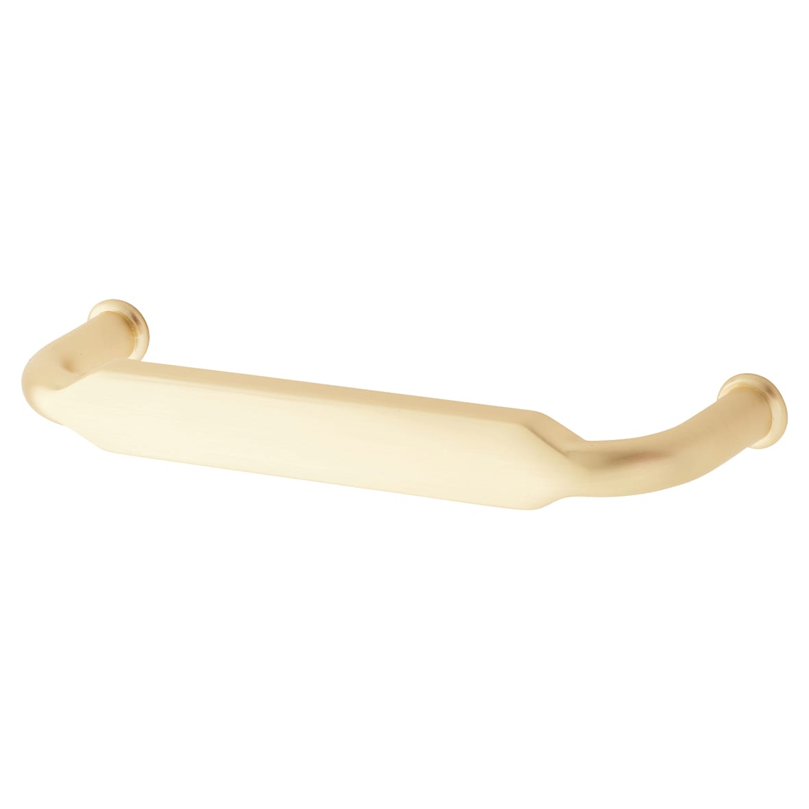 Eton 12mm D-Bar Cabinet Pull Handle - 96mm Centres - Satin Brass