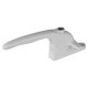 Virage Cockspur Locking Window Handle - 21mm Nose Height - Left Hand - White