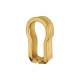Cabinet Insert Escutcheon - 14.3mm - Brass - Pack of 5