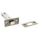 5mm Tubular Bathroom Deadbolt - 100mm Case - 75mm Backset - Square - Antique Brass
