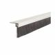Brush Strip F5 - 3000mm Length - Brush Size 25mm -  Inward/Outward Opening Doors - Aluminium