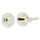 Easy Turn & Release with Stepped Rose - 50mm Diameter - Polished Nickel