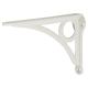 Circle Shelf Bracket - 145 x 105mm - White