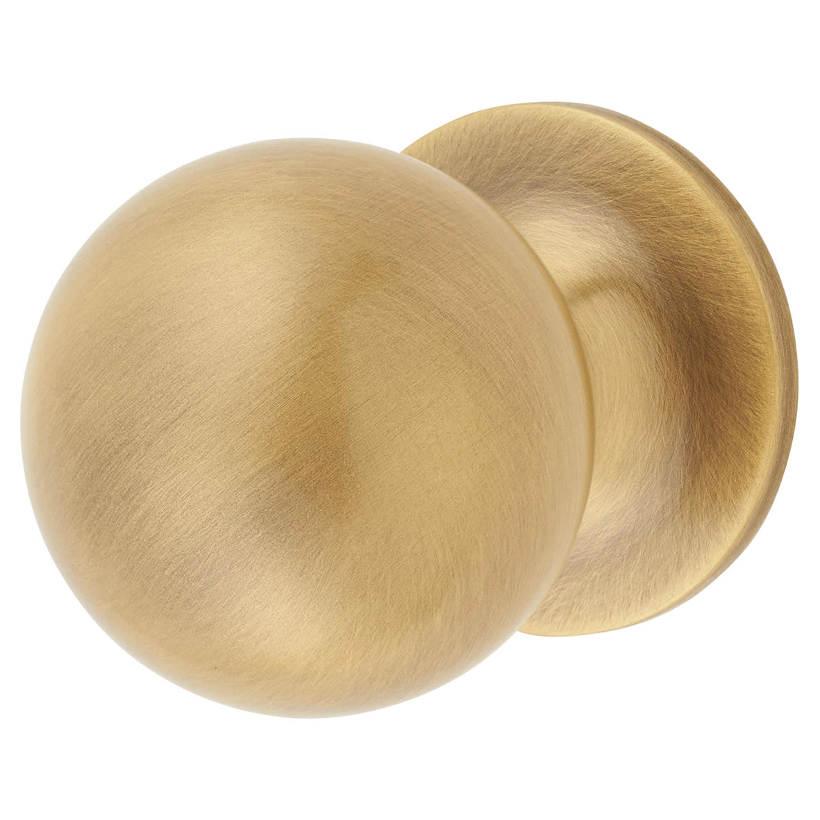 Marcus Ball Cabinet Knob - 32mm Diameter - Antique Brass