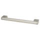 14mm D-Bar Cabinet Pull Handle - 160mm Centres - Brushed Nickel