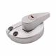 uPVC/Timber 10mm Narrow Back Keep Locking Fitch Sash Window Fastener - 65 x 10mm - Sat Chrome