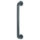 Anthracite Grey Nylon D-Bar Door Pull Handle on Rose - Screw Fix - 600mm c/c
