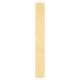 Solid Brass Plain Finger Plate - 600 x 75 x 1.5mm - Polished