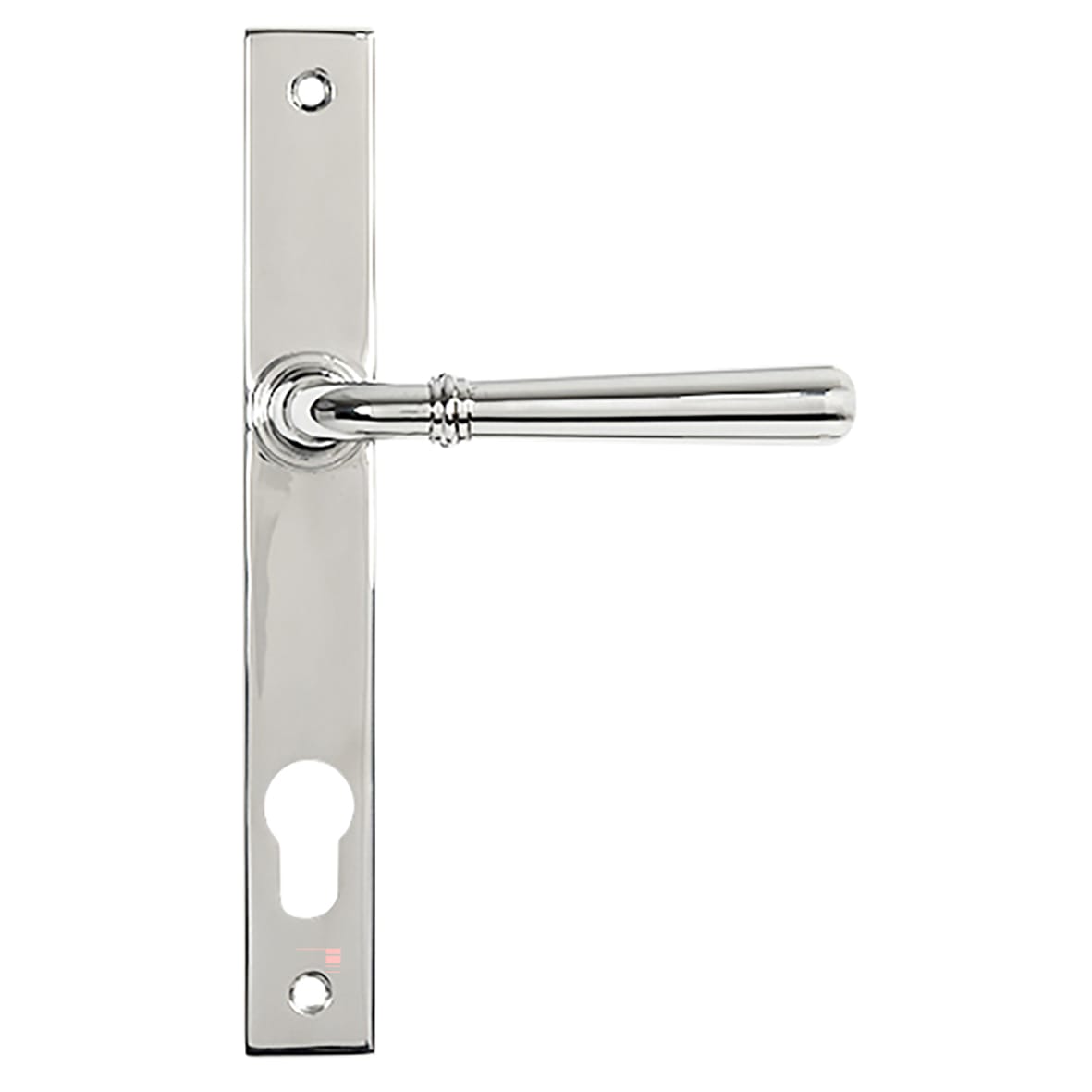Newbury Polished Stainless Steel uPVC Slimline Multipoint Door Handles - 92mm c/c