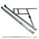 uPVC/Timber Standard Window Friction Stay Hinge - 13mm Stack - 16"/400mm - Side Hung - Pair