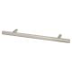 10mm T-Bar Cabinet Pull Handle - 128mm Centres - Satin Stainless Steel