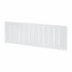 Hit & Miss Vent - 271 x 95mm - 4400mm² Free Air Flow - White Plastic