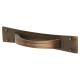 Titan Georgian Cabinet Pull Handle on Backplate - 64mm Centres - Antique Brass