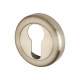 Escutcheon - 50mm Diameter - Euro - Satin Nickel