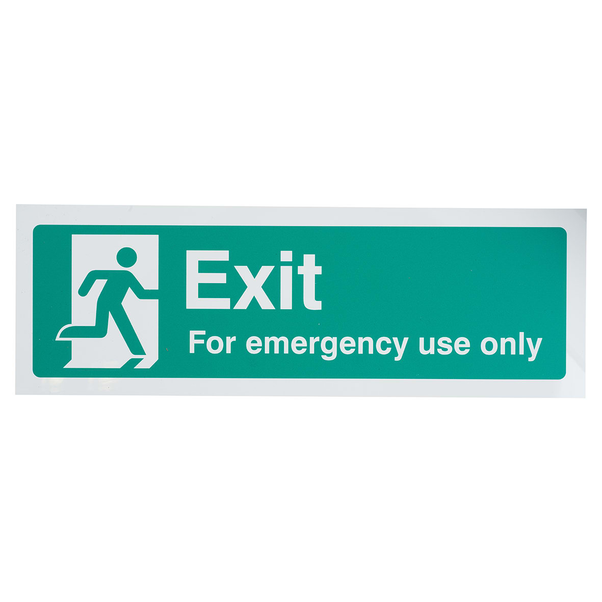 Exit For Emergency Use Only - 300 x 150mm - Rigid Plastic