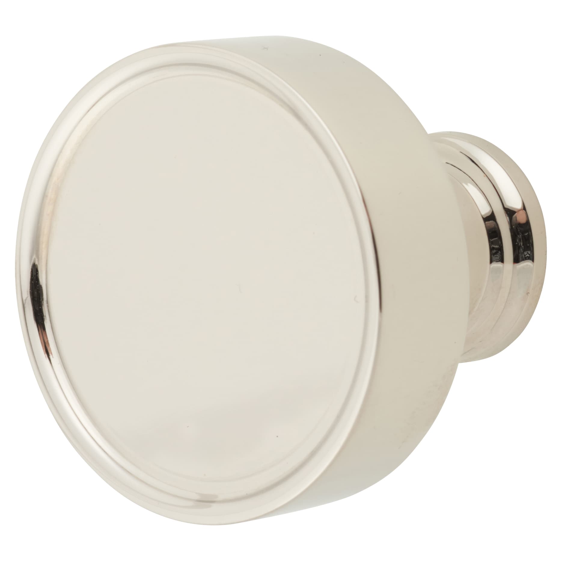 Marcus Florence Round Cabinet Knob - 32mm Diameter - Polished Nickel