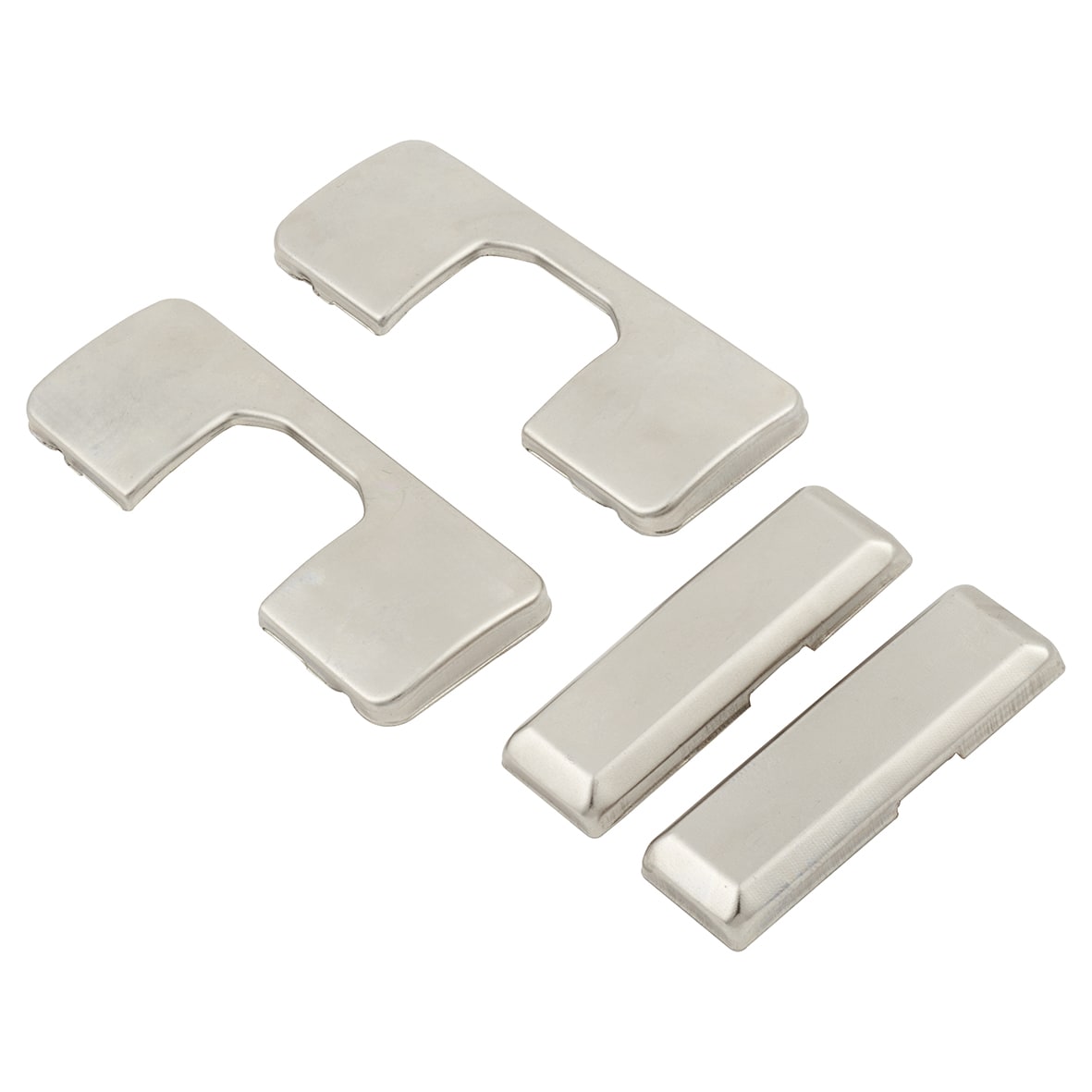 Cabinet Hinge Cover Plate - Suits 95°, 105° & 110° Cabinet Hinges - 2 x Arm & 2 x Boss Covers