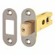 8mm Bolt Through Tubular Bathroom Deadbolt - 76mm Case - 57mm Backset - Radius - Black Nickel