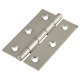Steel Butt Door Hinge - 75 x 50mm - Zinc Plated - Pair