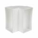 90° Vertical Bend - 110 x 54mm - White