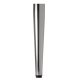 Tapered Adjustable Table Leg - 60 x 710mm - Chrome