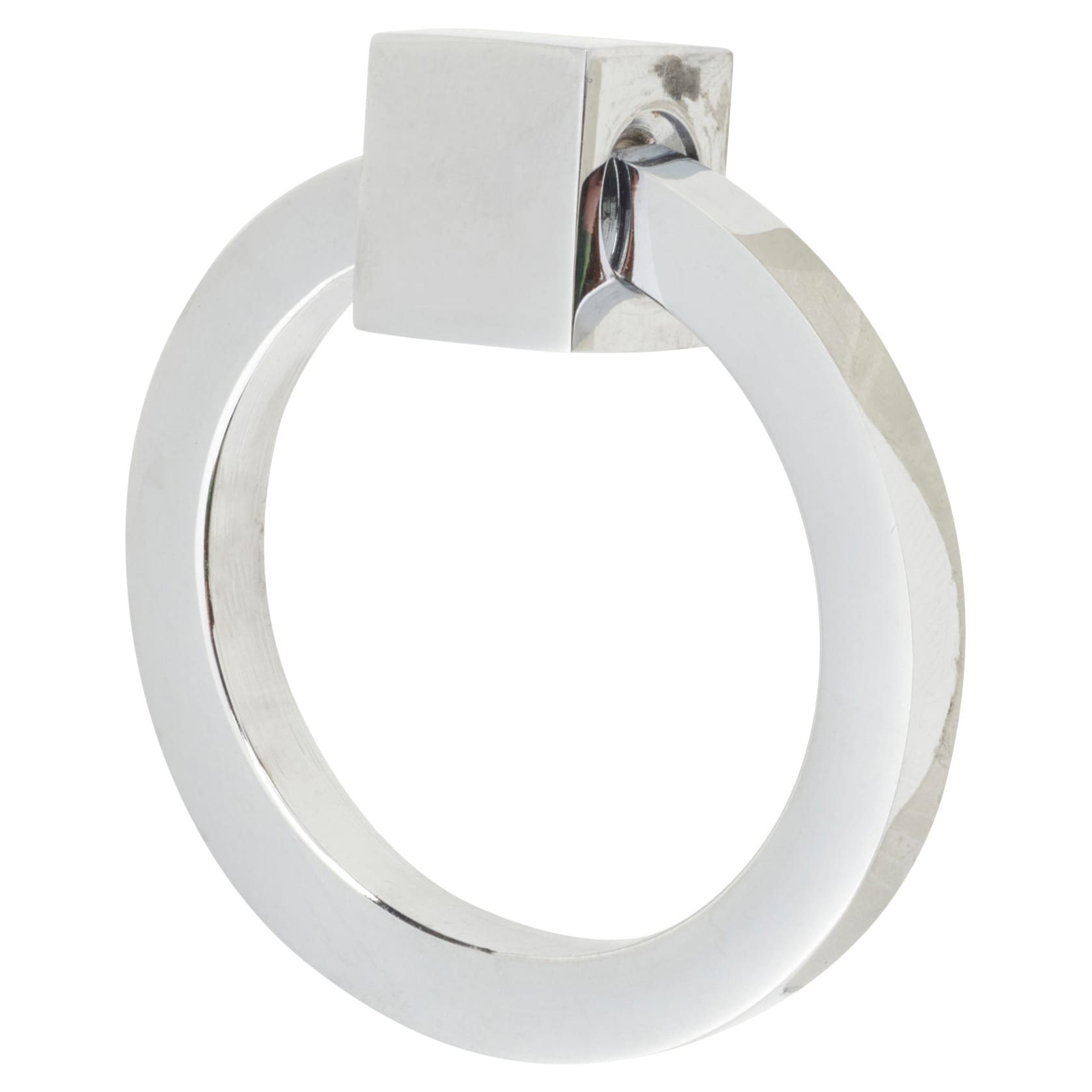 Marcus Ring Cabinet Drop Handle - 50mm Diameter - Polished Chrome