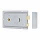 Flanged Rim Sashlock - 155 x 105mm - Satin Chrome