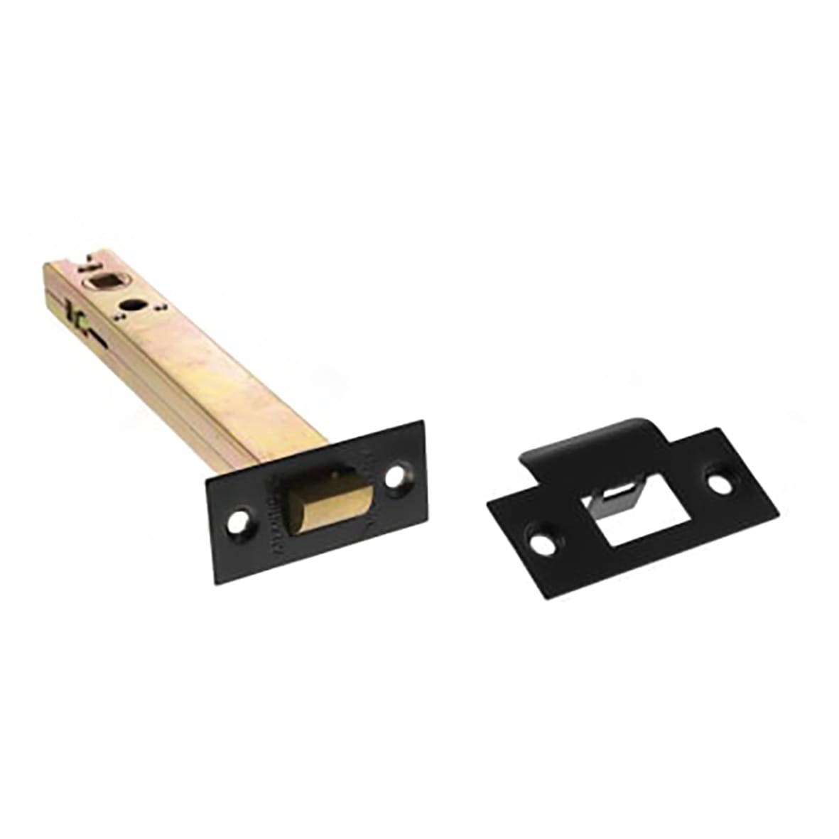 Heavy Duty Tubular Latch - 150mm Case - 125mm Backset - Square - Matt Black