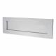 Letter Plate - 350 x 115mm - Polished Chrome