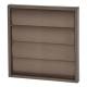 Gravity Wall Grille - 6"/150mm - Brown