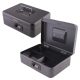 Cash Box with Combination Lock - 10" - Black