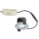 LED Low Profile 6W Fire Rated LED Dimmable Fixed Downlight - 3000K - Polished Chrome