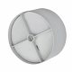 Back Draught Shutter - 6"/150mm - White