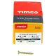 Solo Chippy Pozi Countersunk Wood Screws - 3.5 x 30mm - Yellow Zinc - Pack of 200