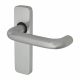Satin Aluminium Latch Door Handles - Puma Range - 155 x 40mm